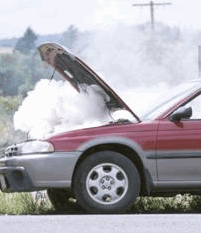 overheating-car